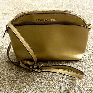 Michael Kors  Pale Gold Crossbody Bag